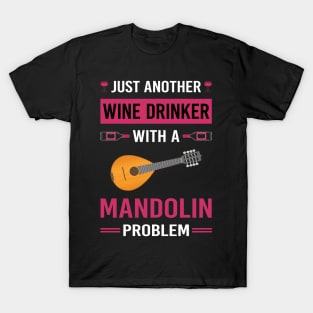 Wine Drinker Mandolin T-Shirt